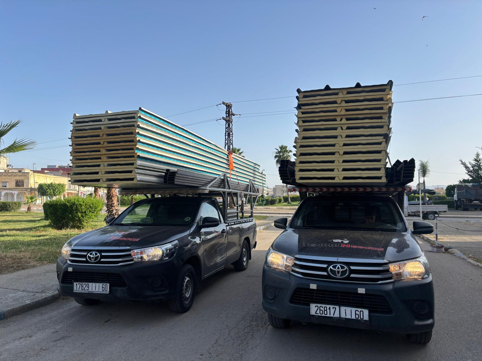 Stock de Fer H et poutrelles Bendib Négoce